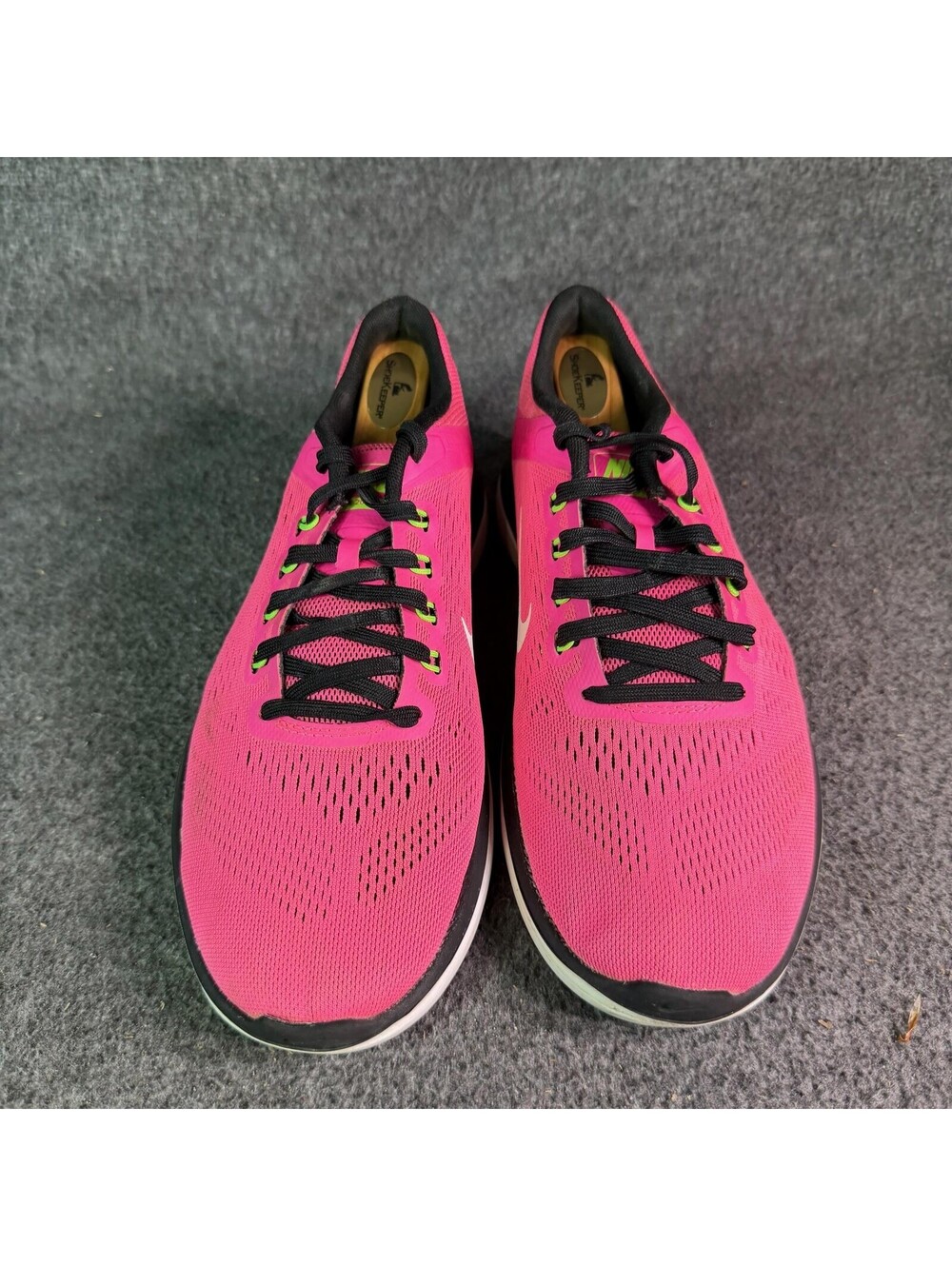Nike Flex 2015 RN Hyper Pink White Volt Womens Size 9 Running Shoes 807751-600 - Picture 6 of 9